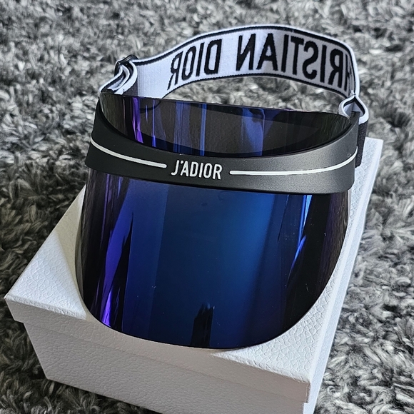 Dior Visor Metalic navy Blue J'ADIOR UNISEX - futuristic-Stunning🔥 - Picture 1 of 4